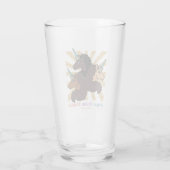 Afro-eenhoorntrio: uniek, goddelijk en magisch glas (Achterkant)