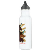 Afro-eenhoorntrio: uniek, goddelijk en magisch waterfles (Rechts)