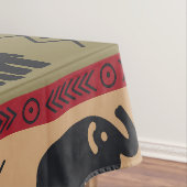 Afro Elephants Tafelkleed (Voorbeeld)