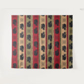 Afro Elephants Wandkleed (Voorkant (horizontaal))