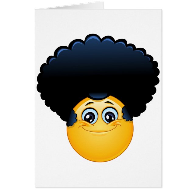 afro emoji (Voorkant)