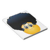 afro emoji notitieblok (Schuin)