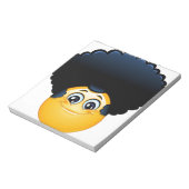 afro emoji notitieblok (Linkerzijde)