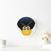 afro emoji ronde klok (Huis)