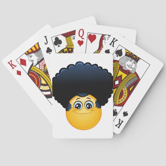 afro emoji speelkaarten (Achterkant)