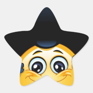 afro emoji ster sticker