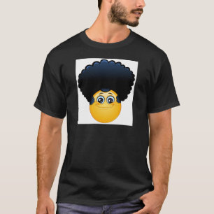 afro emoji t-shirt