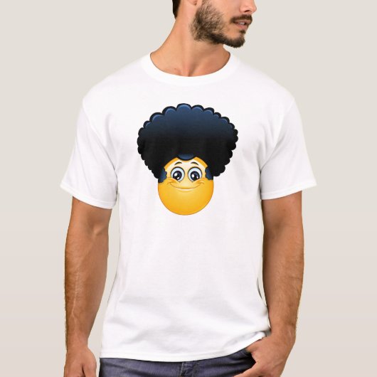 afro emoji t-shirt (Voorkant)