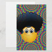 afro emojis briefpapier (Voorkant / Achterkant)