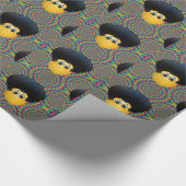 afro emojis cadeaupapier (Hoek)
