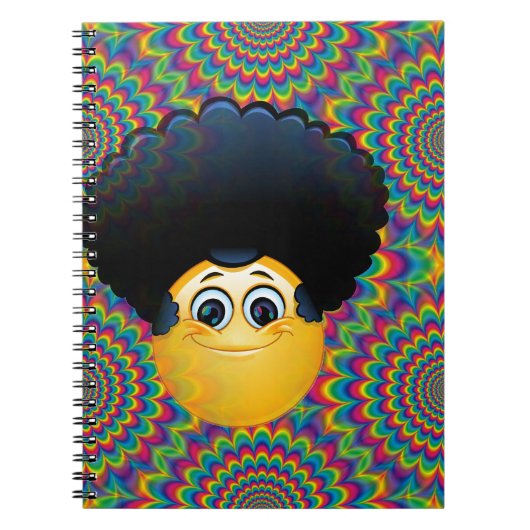 afro emojis notitieboek (Voorkant)