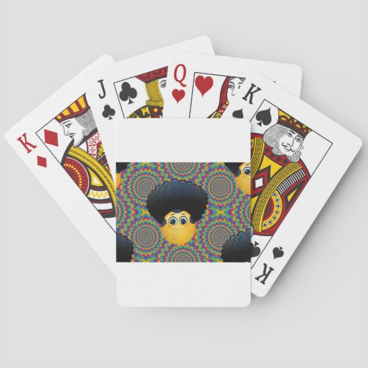 afro emojis pokerkaarten (Achterkant)