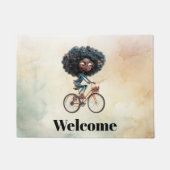 Afro Fiets Deurmat (Voorkant)