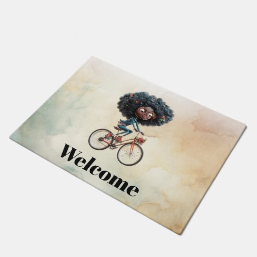 Afro Fiets Deurmat (Schuin)