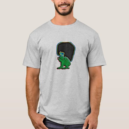 Afro Frog T-shirt (Voorkant)