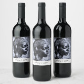 Afro-futurism Book Title Parody Wijn Etiket (Flessen)