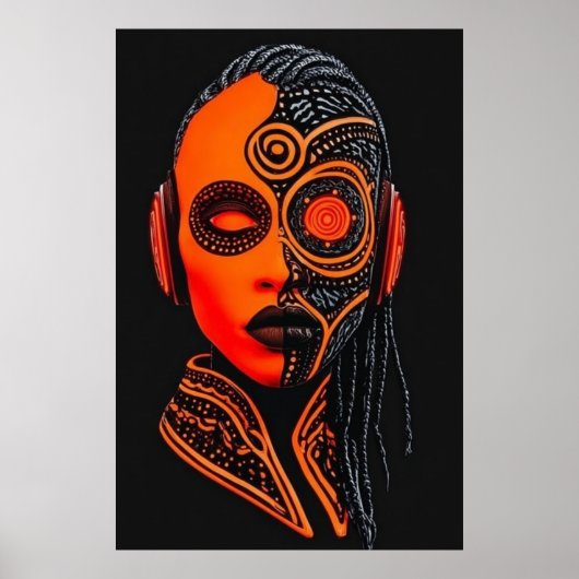 Afro-futuristisch 3 poster (Voorkant)