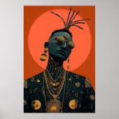 Afro-futuristisch 4 poster (Voorkant)