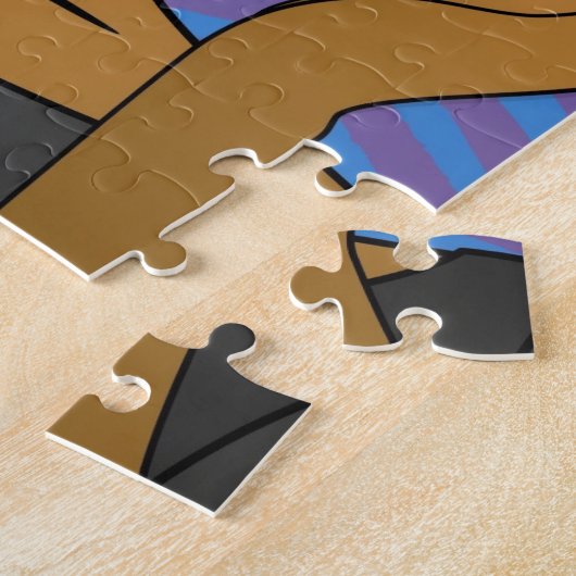 Afro Garden Puzzle Legpuzzel (Zijkant)