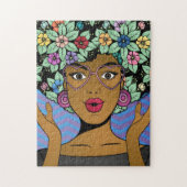 Afro Garden Puzzle Legpuzzel (Verticaal)