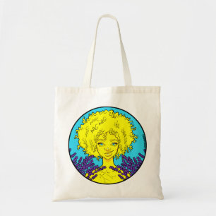 Afro Gemini Girl Canvas tas