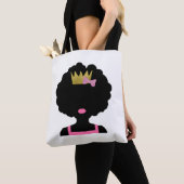 Afro Girl Canvas tas (Dichtbij)