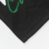 Afro Girl Happy Kwanzaa Afro-Amerikaans Erfgoed Fleece Deken (Hoek)