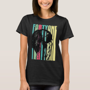 Afro Girls 41st Birthday Weens African American L T-shirt