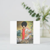 Afro Glam: een tijdloze schoonheid Briefkaart (Staand voorkant)