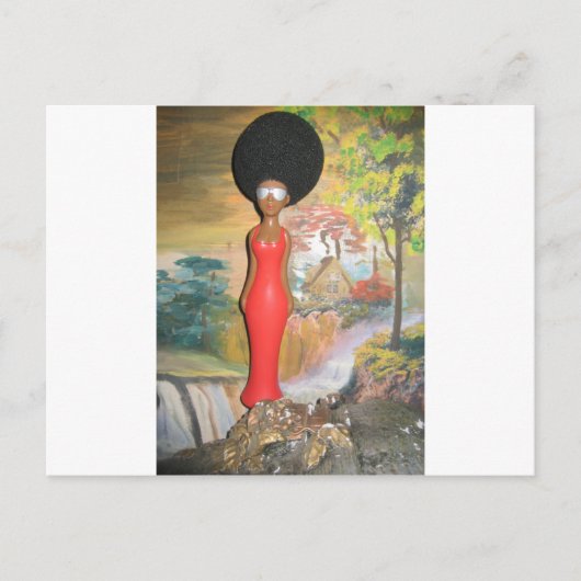 Afro Glam: een tijdloze schoonheid Briefkaart (Voorkant)
