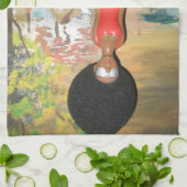 Afro Glam: een tijdloze schoonheid Theedoek (Gevouwen)