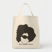 Afro Glasses Grocery Tas (Voorkant)
