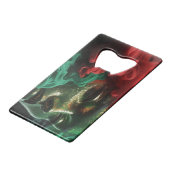 Afro Goddess Creditkaart Flessenopener (Voorkant Gekanteld)