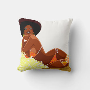 Afro Goddess Pillow Kussen