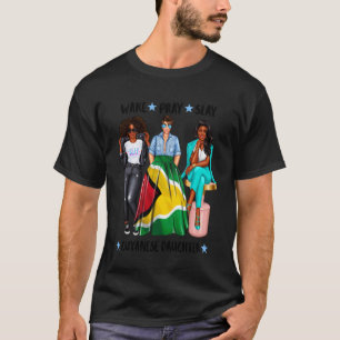 Afro-Guyaanse dochter familie uit Guyana T-shirt