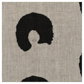 Afro-haar Stof (Close Up)