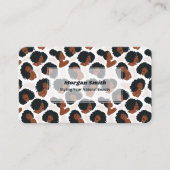 Afro haarvlechten visitekaartje (Voorkant)