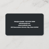 Afro haarvlechten visitekaartje (Achterkant)