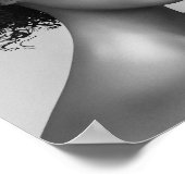 Afro Hair 3D Render Poster (Hoek)