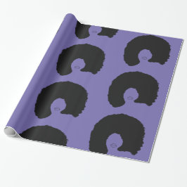 Afro Hair Cadeaupapier