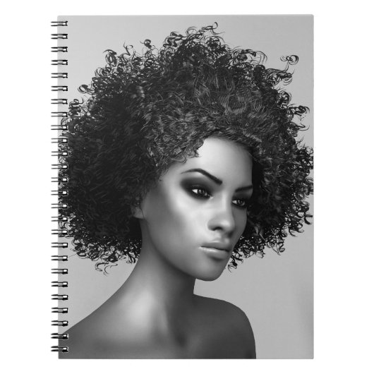 Afro Hair Notitieboek (Voorkant)