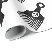 Afro Hair Peace Cadeaupapier (Rol Hoek)