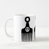 Afro Hair Peace Koffiemok (Links)