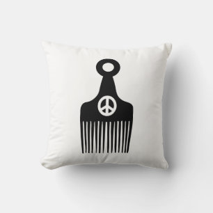 Afro Hair Peace Kussen