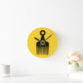 Afro Hair Peace Ronde Klok (Huis)