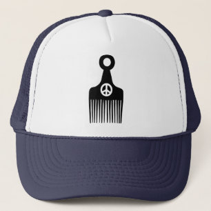 Afro Hair Peace Trucker Pet