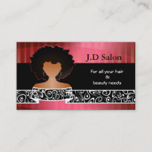 Afro Hair Salon visitekaartjes