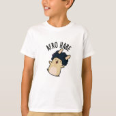 Afro Hare Funny Rabbit met Afro Pun T-shirt (Voorkant)