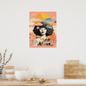 Afro Haven: de gemeenschap omarmen Poster (Keuken)