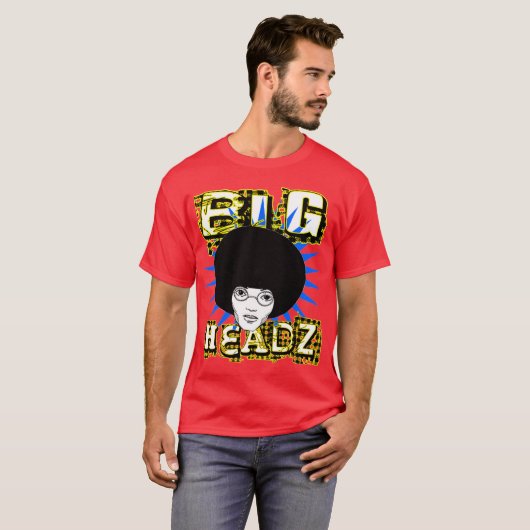 AFRO HEADZ T-SHIRT (Voorkant volledig)
